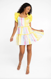 Amora Dress | Carribean Stripe