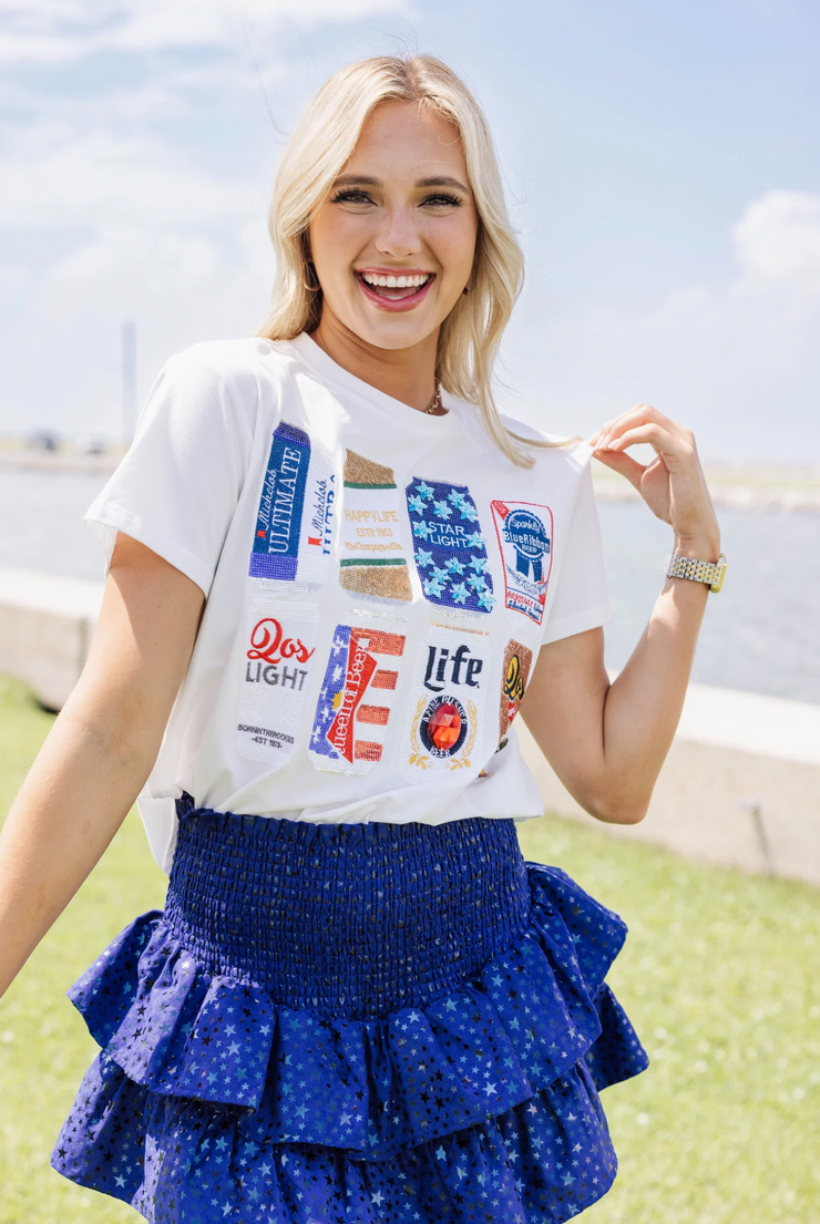 Red, White & Beer Tee