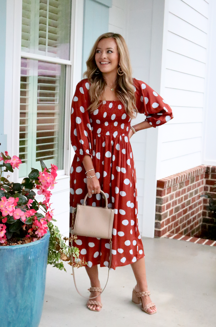 Julia Polka Dot Maxi