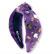 Fan Gear Football Headband | Purple