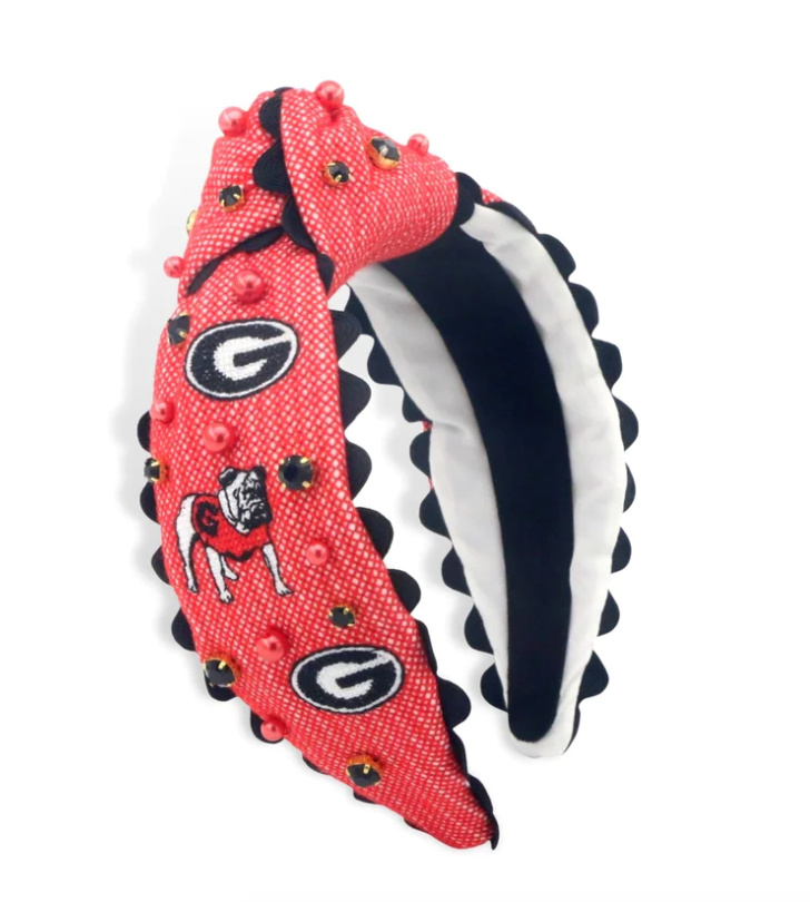 Georgia Power G Cross Stitch Headband
