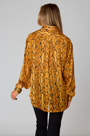 Portia Loose Button Up | Snake Charmer - S,M, L