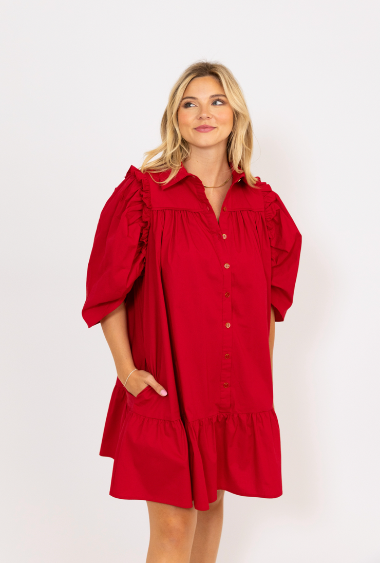 Garnet Lainey Ruffle Dress