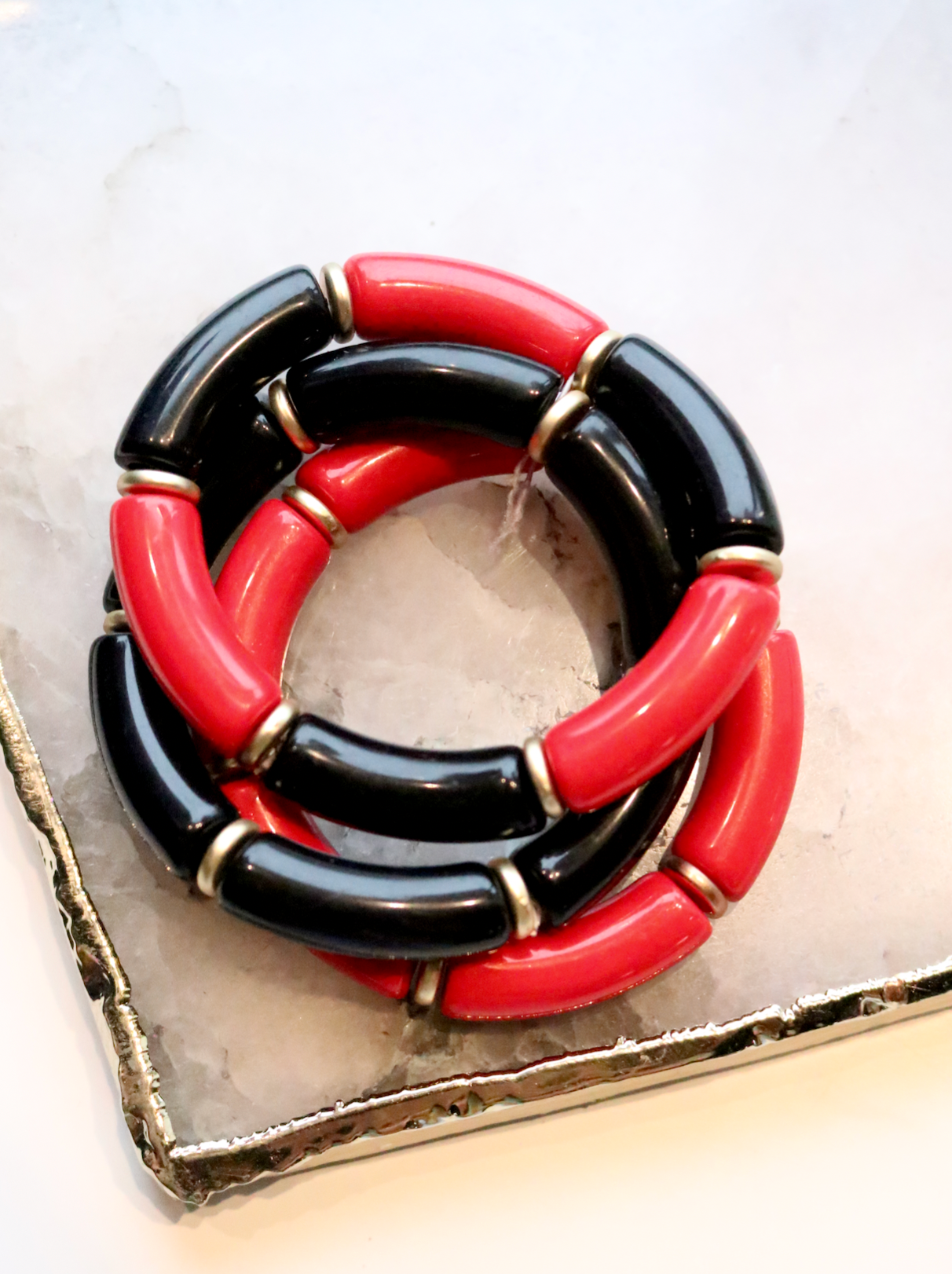 Gameday Stack | Black + Red