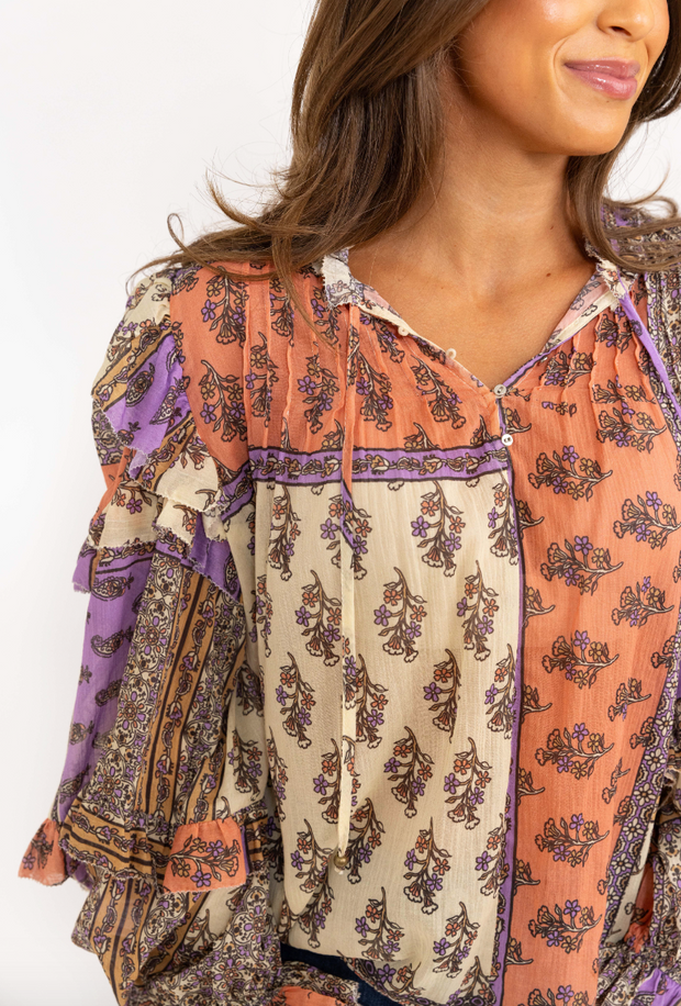 Bohemian Rhapsody Ruffle Blouse