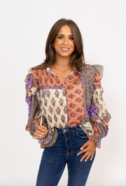 Bohemian Rhapsody Ruffle Blouse