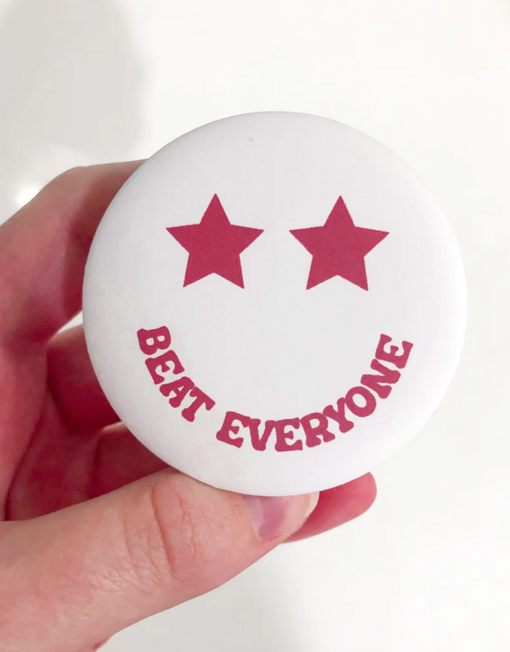 Beat Everyone Button | Crimson