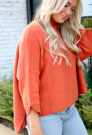 Boho Sweater | Rust