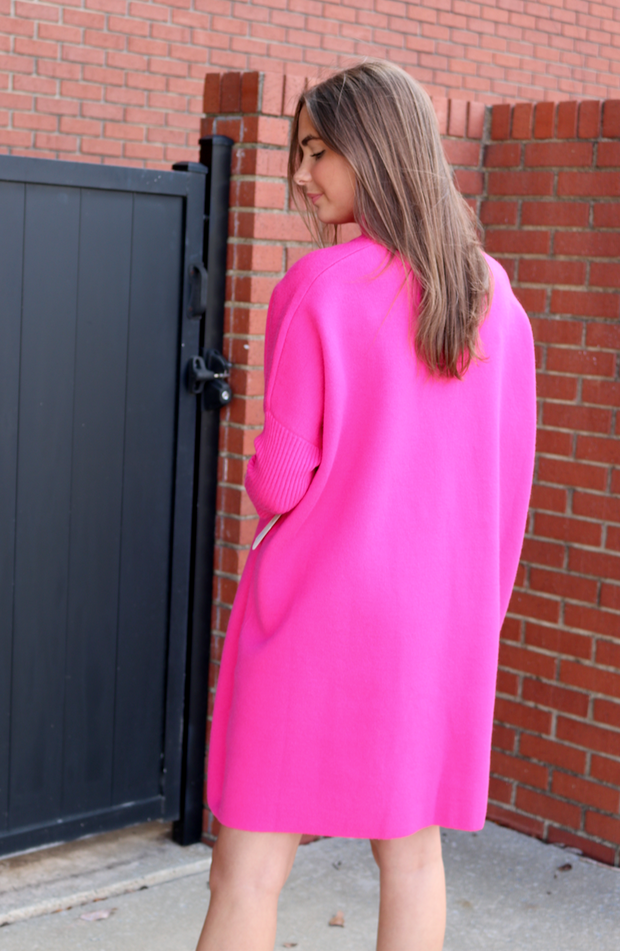 Aja Dress | Super Pink