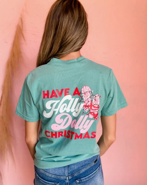 Holly Dolly Christmas Tee