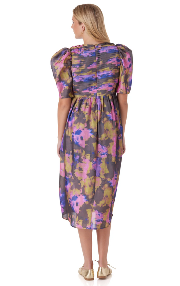 Marley Dress | Blurred Floral Moody