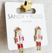 Hot Pink Nutcracker Earring