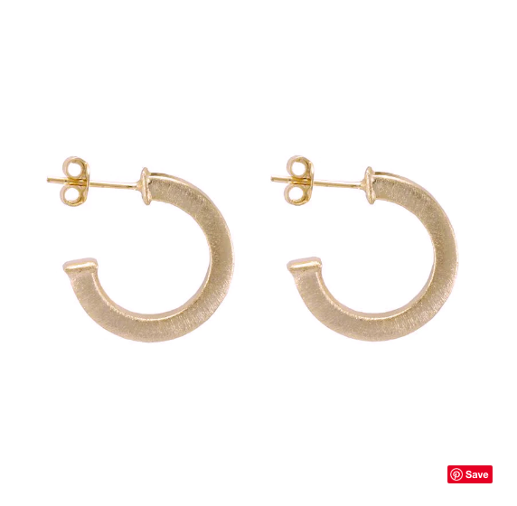 Bianca Hoop Earring | Champagne Gold