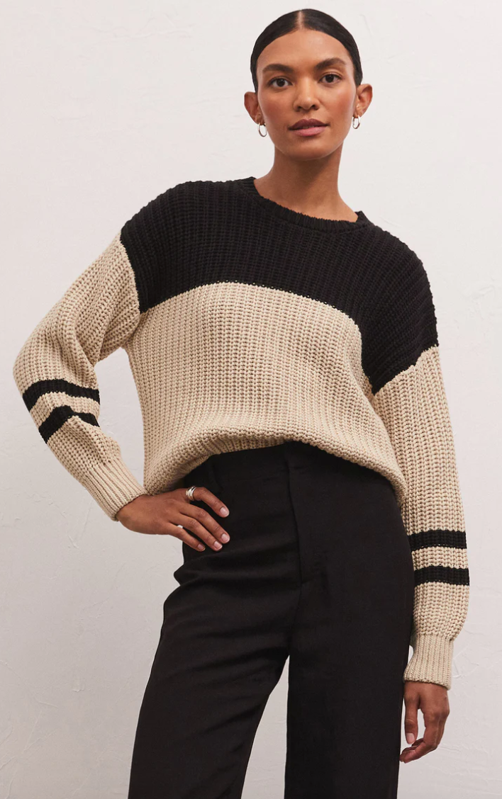 Lyndon Color Block Sweater