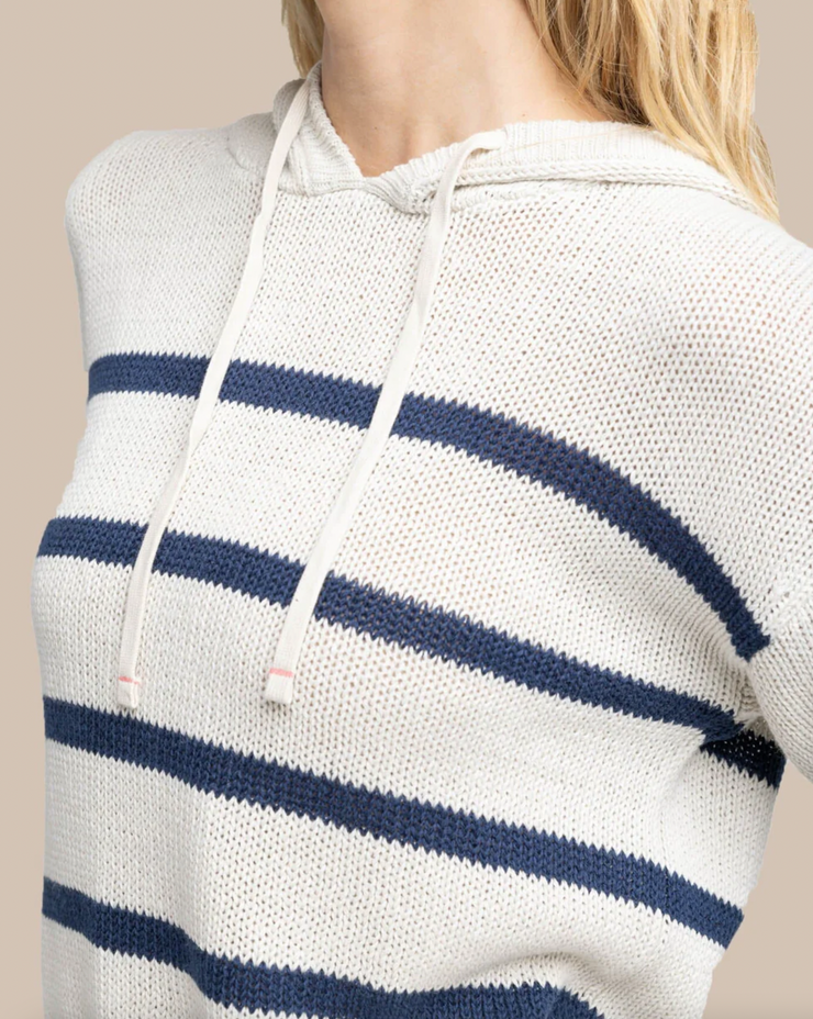 Everlee Striped Hooded Sweater