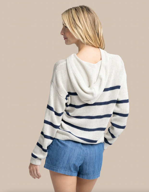 Everlee Striped Hooded Sweater
