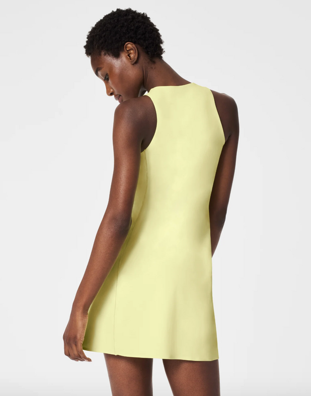 The Get Moving Zip Front Easy Access Dress | Lemon Lime