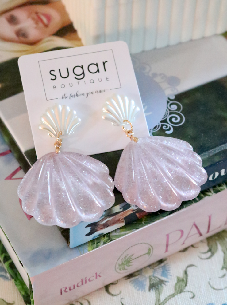 Under the Sea Earring | Lilac