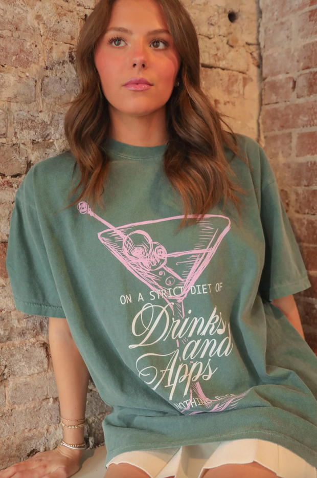 Drinks and Apps Tee