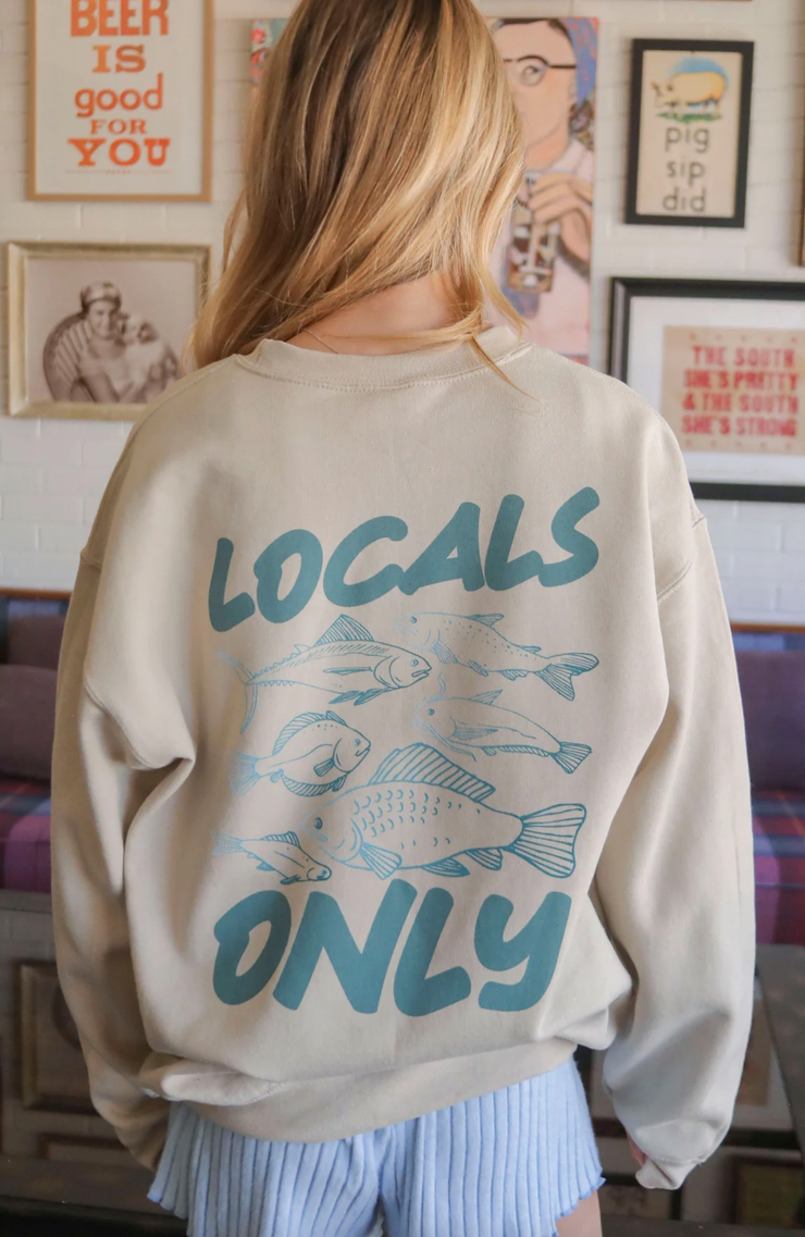 Locals Only Sweatshirt - S , M