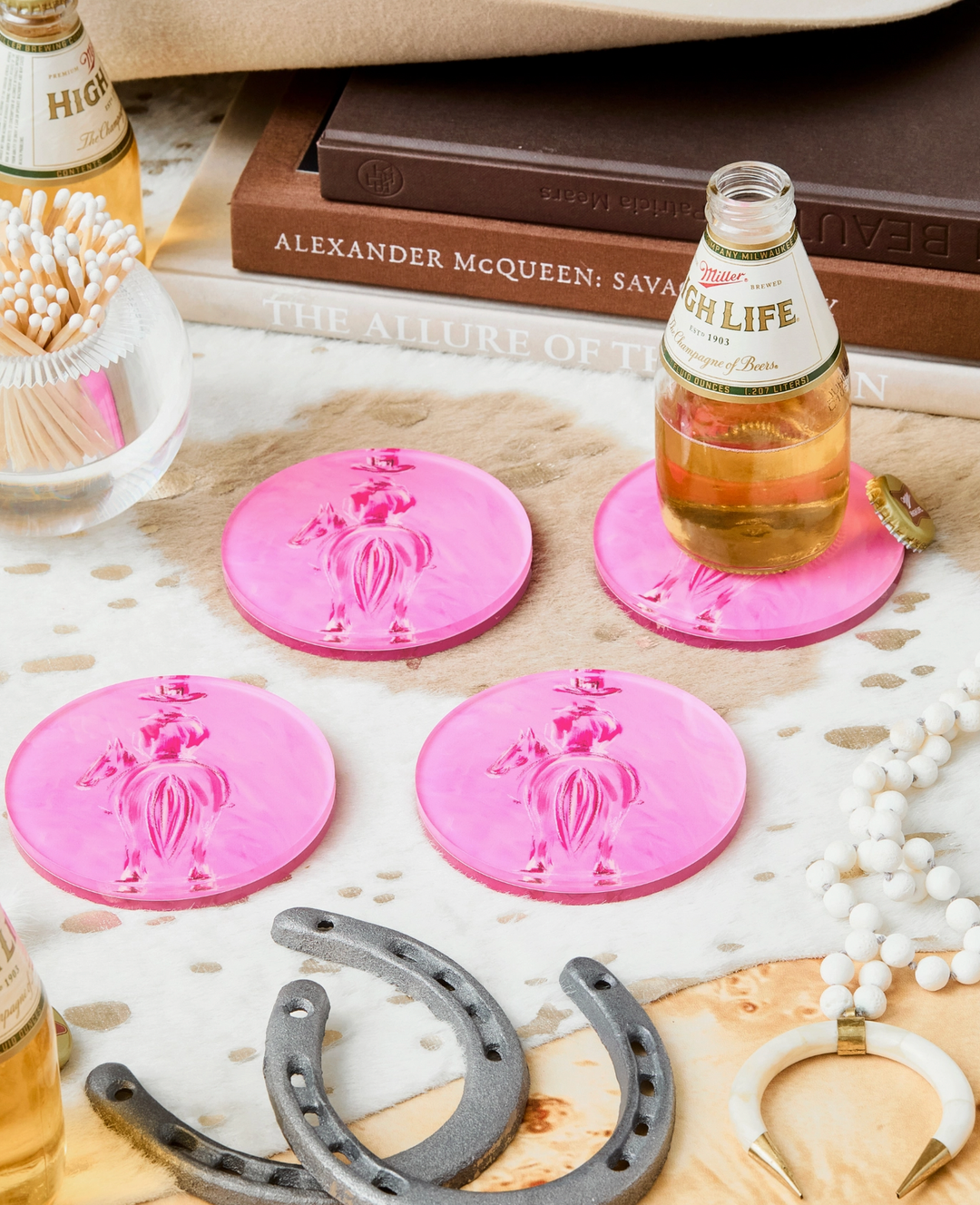 Mustang Sally Boxed Coaster Set