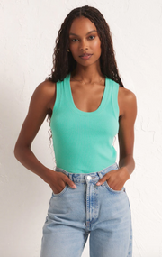 Sirena Rib Tank | Cabana Green