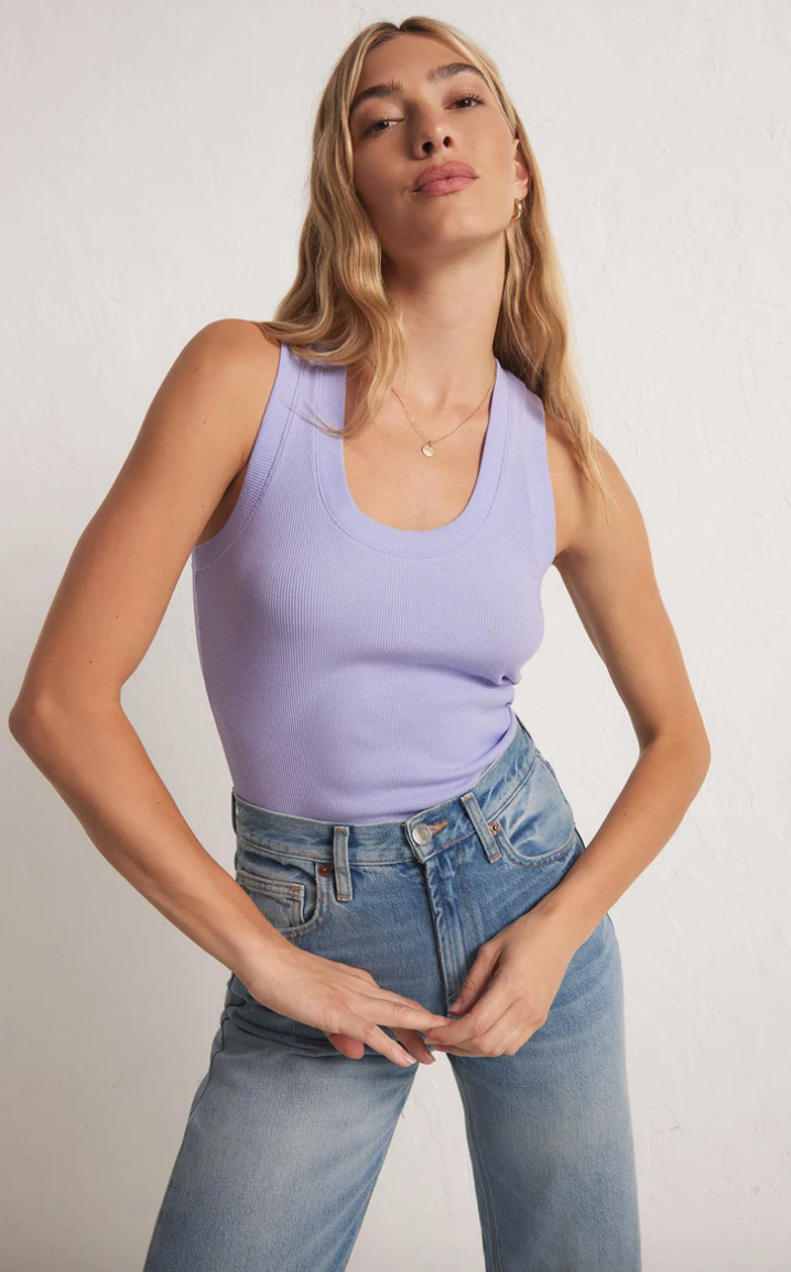 Sirena Rib Tank | Violet Haze