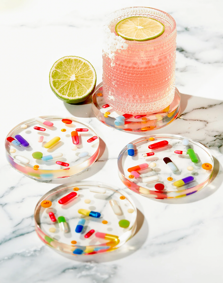 Classic Pill Coasters | Set of 2