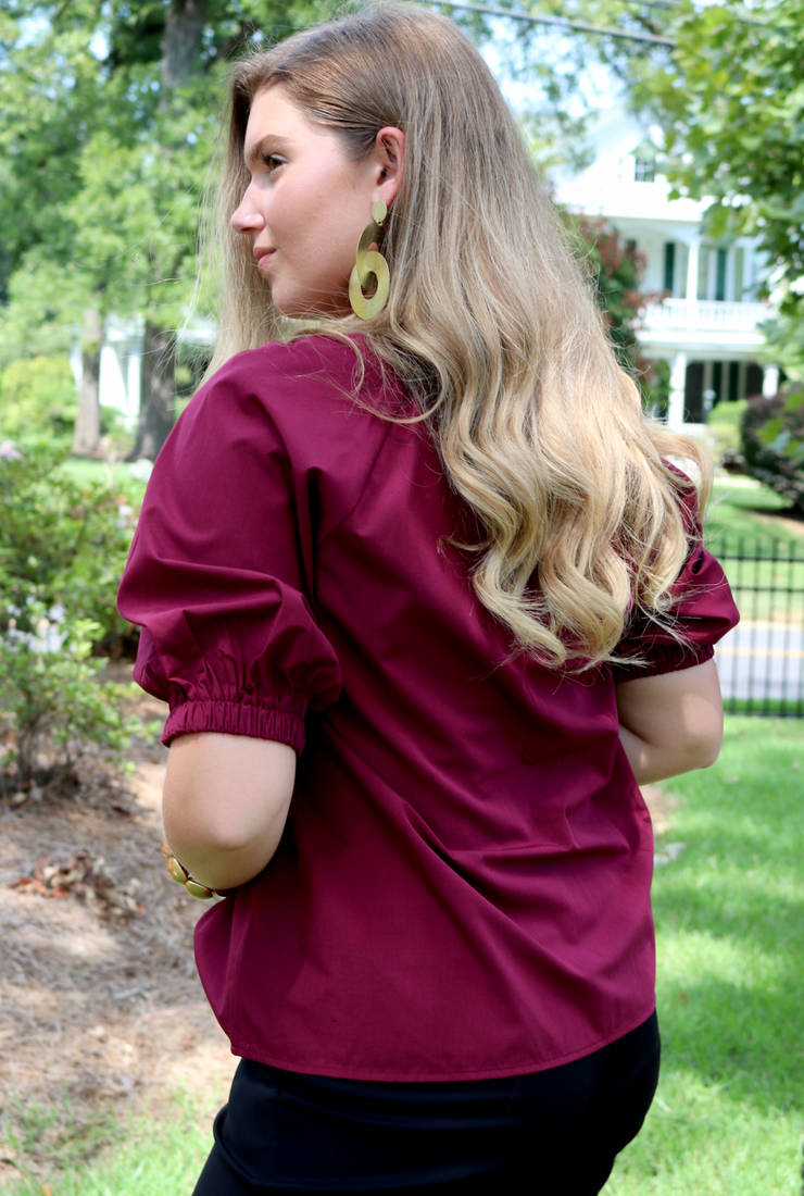 Tailgate Top | Maroon