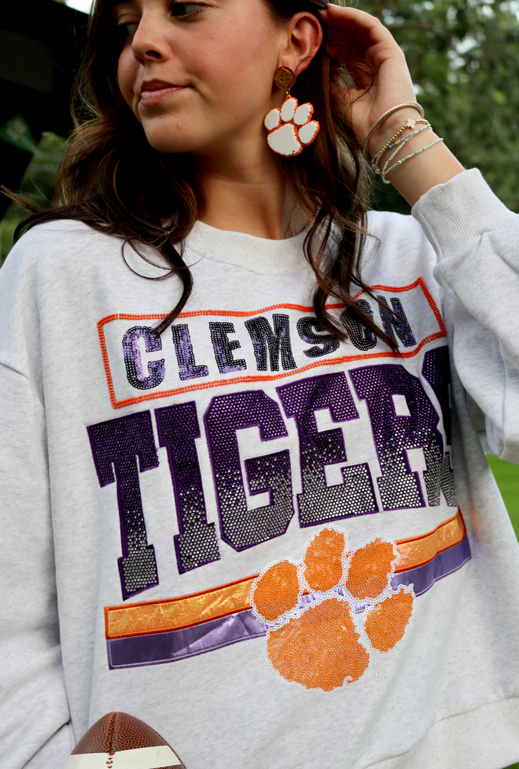 Clemson Tigers Licensed Vintage Sweatshirt