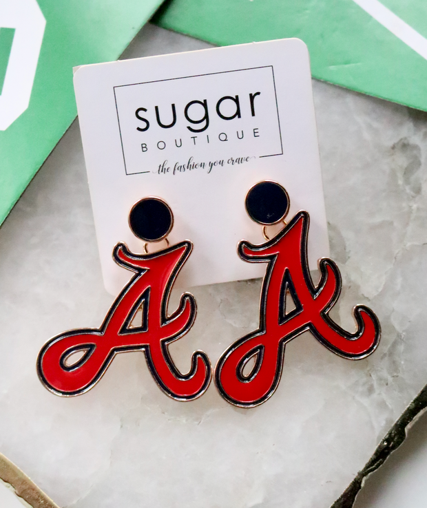 Rep the "A" Earring