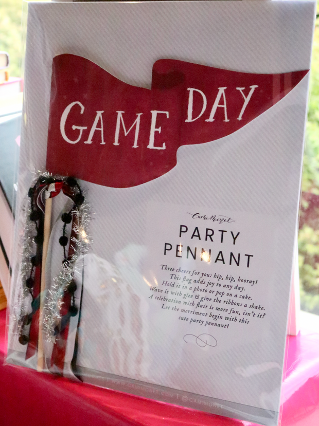 Garnet Gameday Football Party Pennant