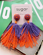 Tiger Tassel Earring