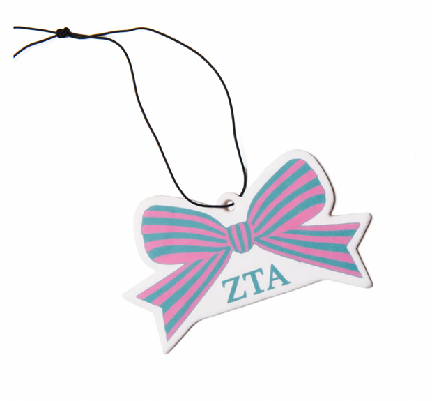 Zeta Tau Alpha Bow Air Freshener