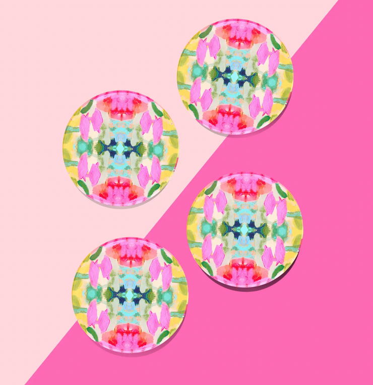 Pink Paradise Tart x Laura Park Coasters | SET OF 2