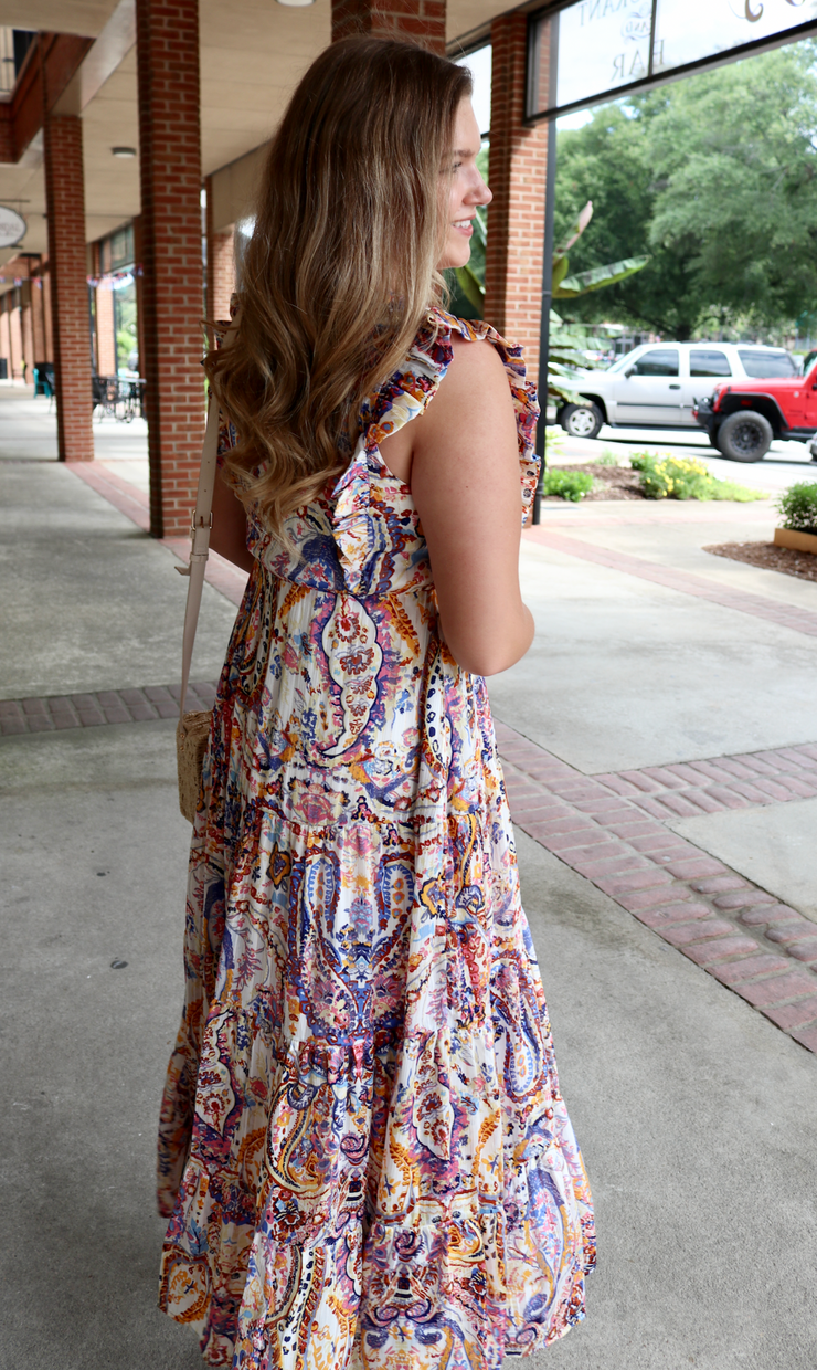 Autumn Paisley Maxi - XS