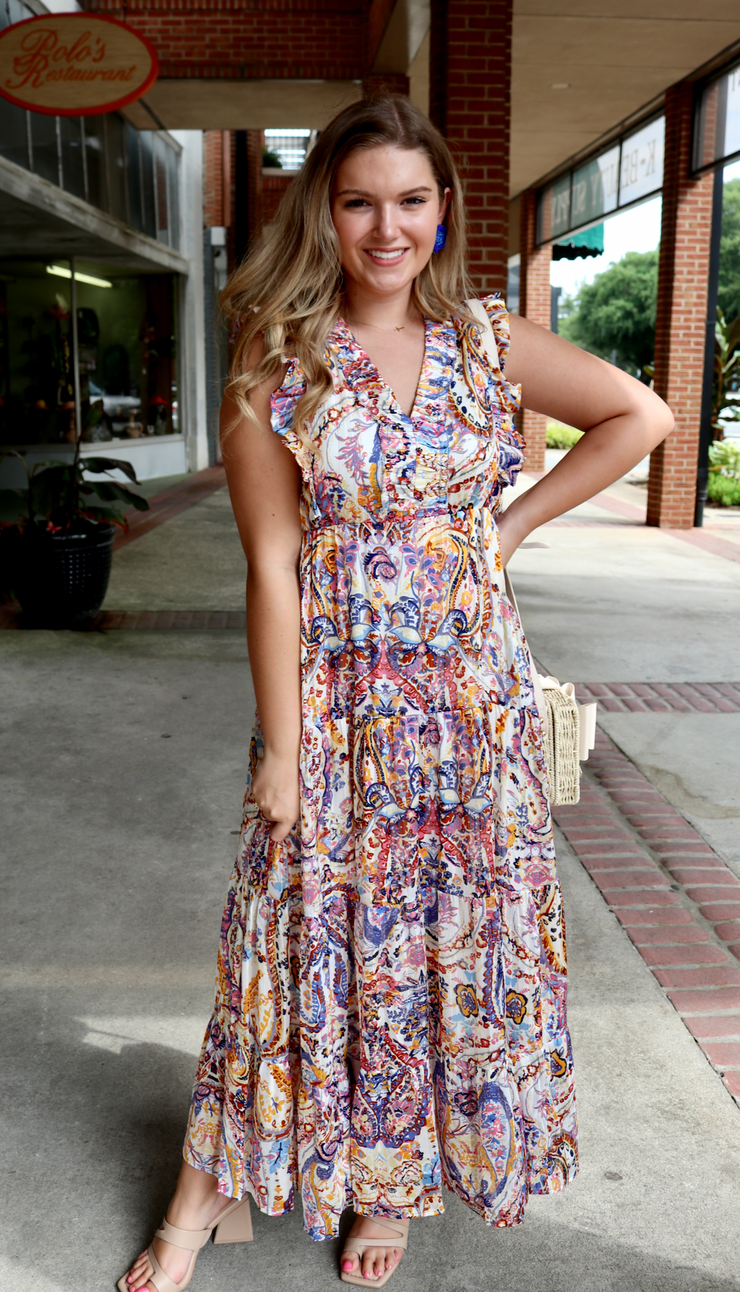 Autumn Paisley Maxi - XS