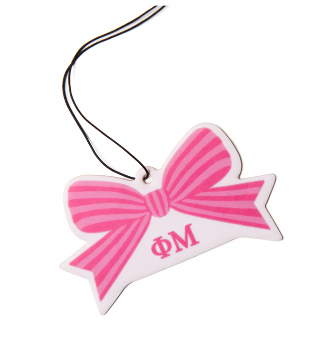 Phi Mu Bow Air Freshener