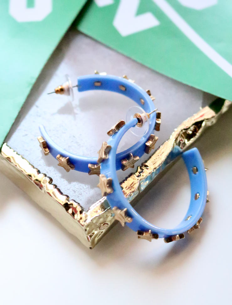 Star Hoop | Citadel Blue