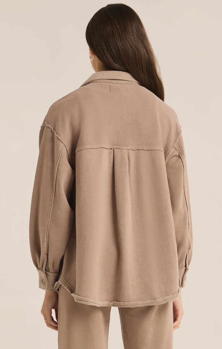 Abbott Longline Jacket | Latte