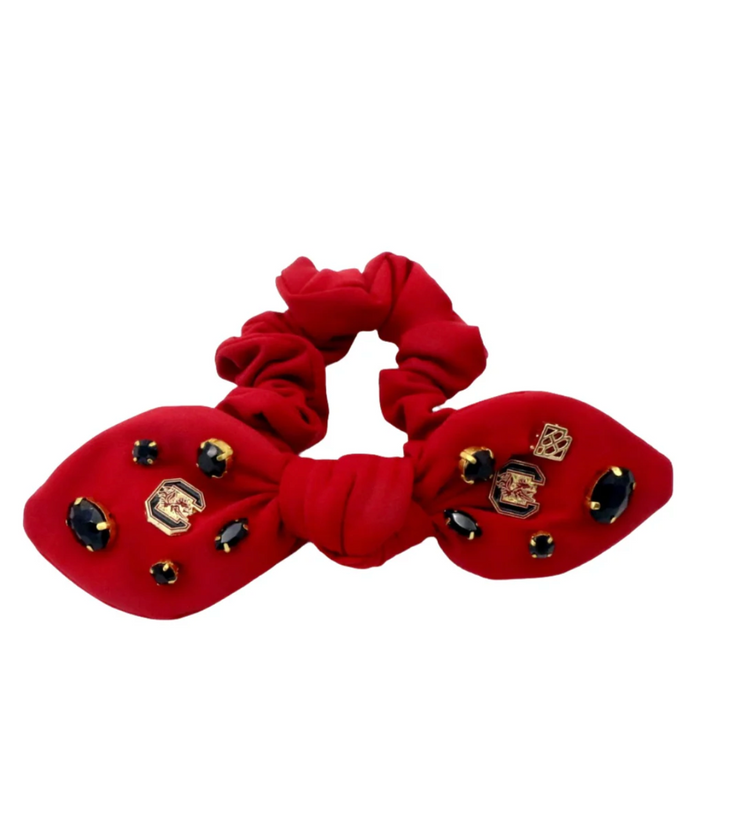 University of South Carolina Logo Bow Scrunchie