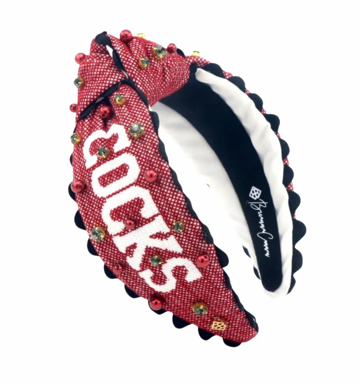 COCKS Cross Stitch Headband