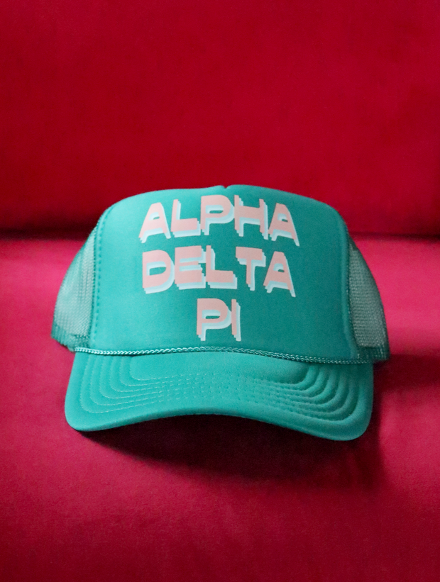 Retro Greek Trucker Hat | ALPHA DELTA PI