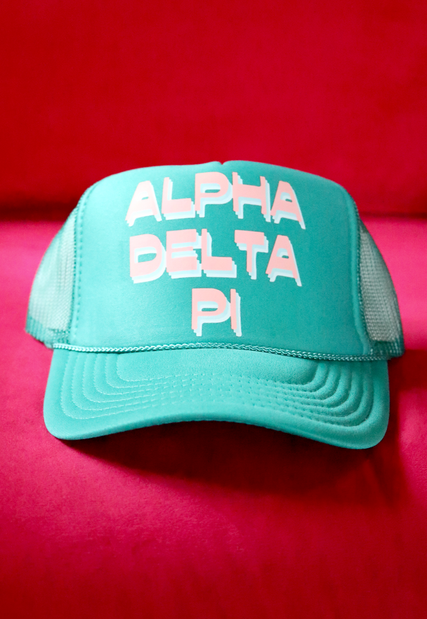 Retro Greek Trucker Hat | ALPHA DELTA PI