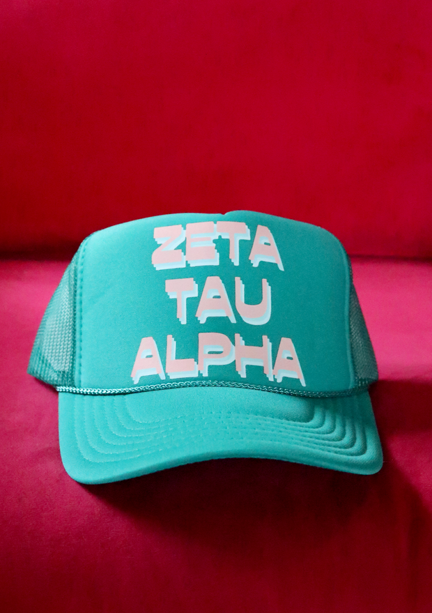 Retro Greek Trucker Hat | ZETA TAU ALPHA