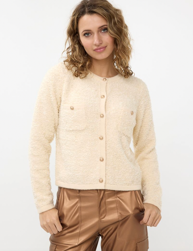 Jackie O Cardigan | Beige