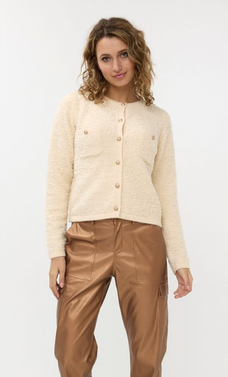 Jackie O Cardigan | Beige