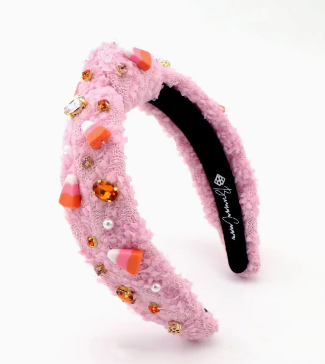 CHILD Pink Candy Corn Tweed Headband