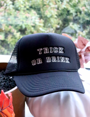 Trick or Drink Trucker Hat