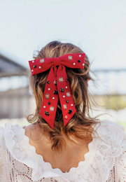 University of South Carolina Garnet Bow Barrette